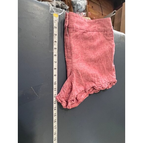 Loft Outlet Womens Ruffle HemLinem Blend Size 12 Pink boho lagenlook Beachy - Picture 7 of 9